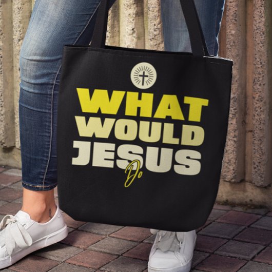 WWJD – Que ferait Jésus ? Sac cabas