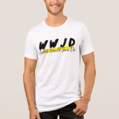 WWJD Shirt – Minimalist Highlight Design (Voorkant)