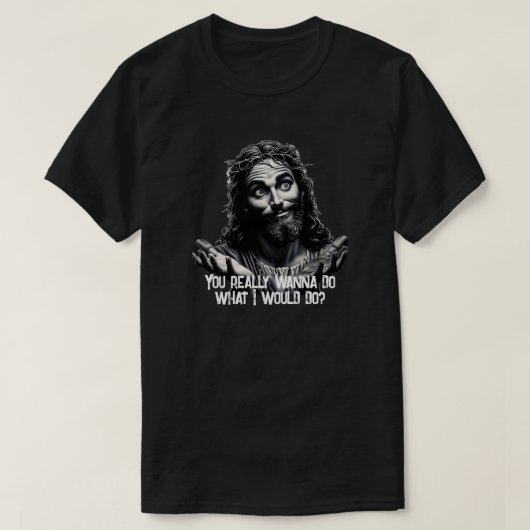 WWJD? T-SHIRT (Design voorkant)
