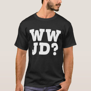 WWJD wat Jezus zou doen is mijn redder T-shirt