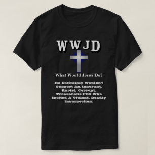 WWJD Wat zou Jezus doen? T-shirt