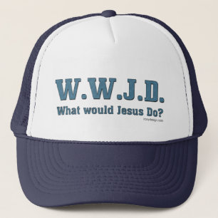 WWJD? Wat zou Jezus doen? Trucker Pet