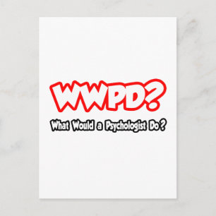 WWPD...Wat zou een psycholoog doen? Briefkaart