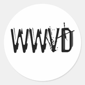 WWVD RONDE STICKER
