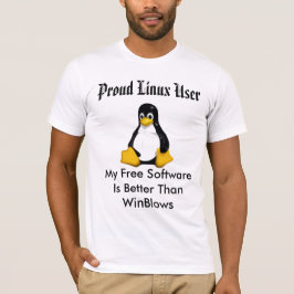 www.alinuxworld.com trotse Linux-gebruiker.. T-shirt