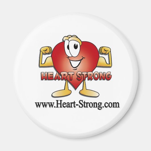 www.Heart-Strong.com Magneet (Voorkant)