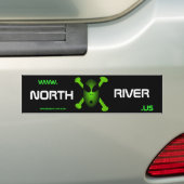 www.NorthRiver.US Bumpersticker (Op auto)