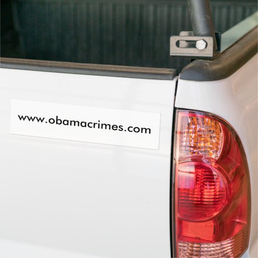 www.obamacrimes.com bumpersticker (Op Truck)
