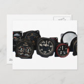  WWWII-vliegwijzerplaten Briefkaart (Voorkant / Achterkant)