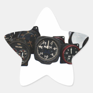  WWWII-vliegwijzerplaten Ster Sticker