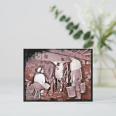 WWWII voor het leger van vrouwen Briefkaart (Staand voorkant)