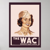  WWWII WAC POSTER (Voorkant)