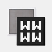 WWWW | LOL Japan Internet Slang Magneet (Voorkant / Achterkant)