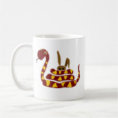 WX- Funny Snake Squeezing Rabbit Cartoon Koffiemok (Links)