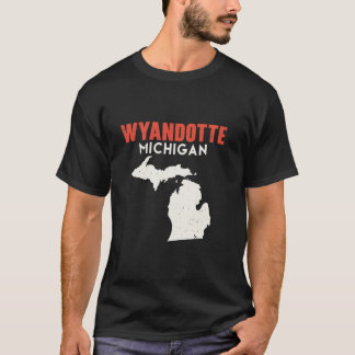 Wyandotte Michigan Verenigde Staten Reizen Michiga T-shirt