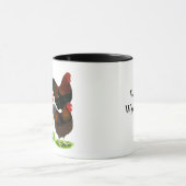 Wyandotte:  Rooster Assortment Mok (Midden)