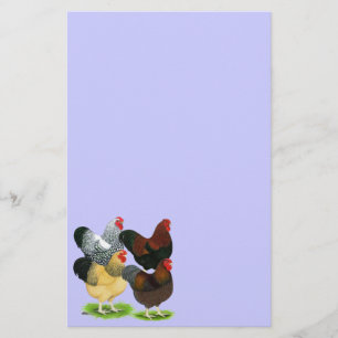 Wyandotte: Rooster-evaluatie Briefpapier