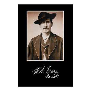 Wyatt Earp Constable in Zijne Eerste Minister Perfect Poster