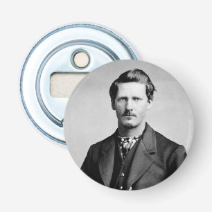 Wyatt Earp: Lawman, Gunfighter, Saloon Keeper Button Flesopener
