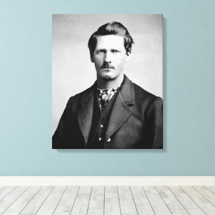 Wyatt Earp: Lawman, Gunfighter, Saloon Keeper Canvas Afdruk