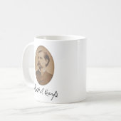 Wyatt Earp Portrait and Signature Coffee Mok (Voorkant links)