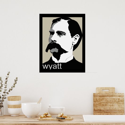 wyatt earp poster (Keuken)