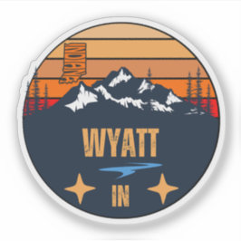 Wyatt, Indiana Sticker