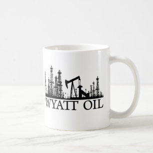 Wyatt Oil/Black Logo Koffiemok