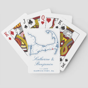 Wychmere Beach Club Cape Cod Huwelijksgunst Pokerkaarten