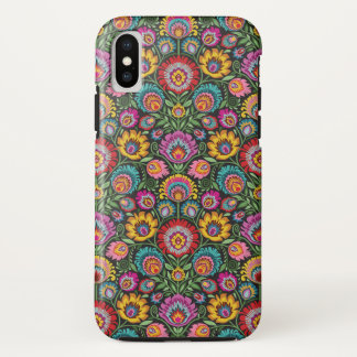 Wycinanki Folk Floral iPhone X Hoesje