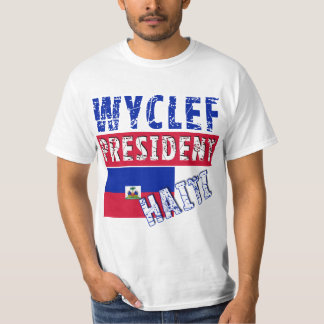WYCLEF President Haïti Tshirts, Mokken, Buttonnen T-shirt