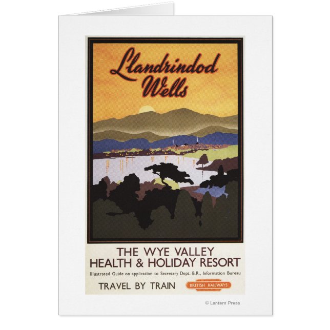 Wye Valley Resort British Rail Poster (Voorkant)