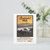 Wye Valley Resort British Rail Poster Briefkaart (Staand voorkant)