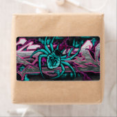 Wyed Turquoise Spider Etiket (Insitu)