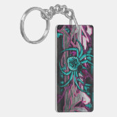 Wyed Turquoise Spider Sleutelhanger (Voorkant Links)