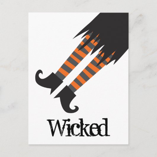 Wyed Witch Funny Halloween Briefkaart (Voorkant)