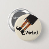 Wyed Witch Funny Halloween Ronde Button 5,7 Cm (Voorkant /achterkant)