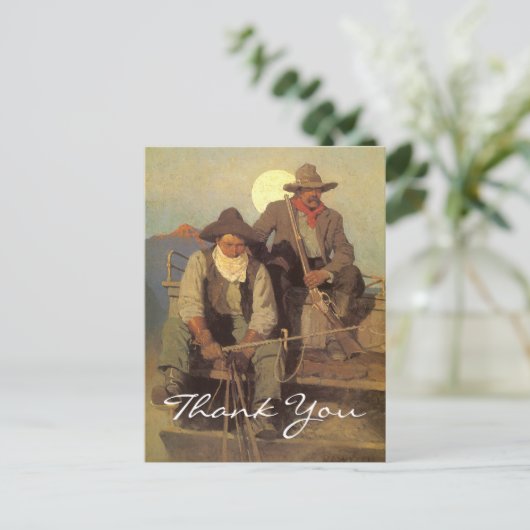 Wyeth's Pay Stage Briefkaart (Staand voorkant)