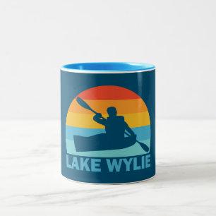Wylie North Carolina South Carolina Kayak Tweekleurige Koffiemok