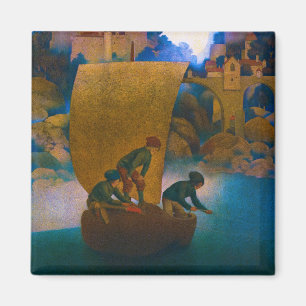 Wynken, Blynken en Nod, 1905, gemaakt door Maxfiel Magneet