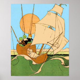 Wynken, Blynken en Nod Poster