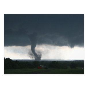 Wynnewood, OK EF4 Tornado-fotoafdrukken Foto Afdruk