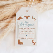 WYNONA Burnt Oranje Boho Rodeo Cowboy Theme Gift T Cadeaulabel