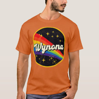 Wynona regenboog in ruimte grungeStyle T-shirt