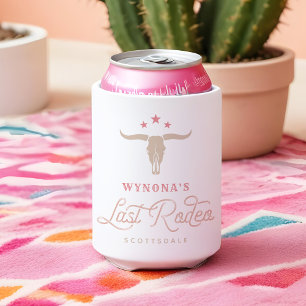 WYNONA Roze Cowgirl Laatste Rodeo Bachelorette Blikjeskoeler