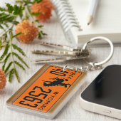 Wyoming 1944  License Bord Sleutelhanger (Voorkant Rechts)