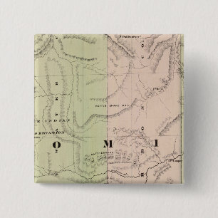 Wyoming 2 vierkante button 5,1 cm