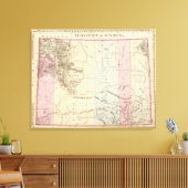 Wyoming 3 canvas afdruk (Insitu (Woonkamer))