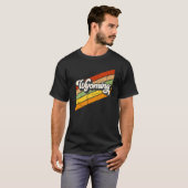  Wyoming 80s Retro T-shirt (Voorkant volledig)