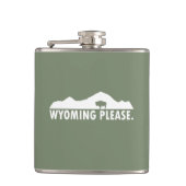 Wyoming Alsjeblieft Heupfles (Voorkant)